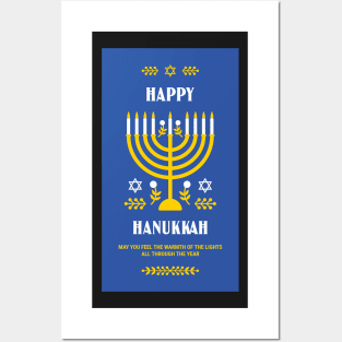 Happy Hanukkah Prints, Stickers & Magnets 6 Posters and Art